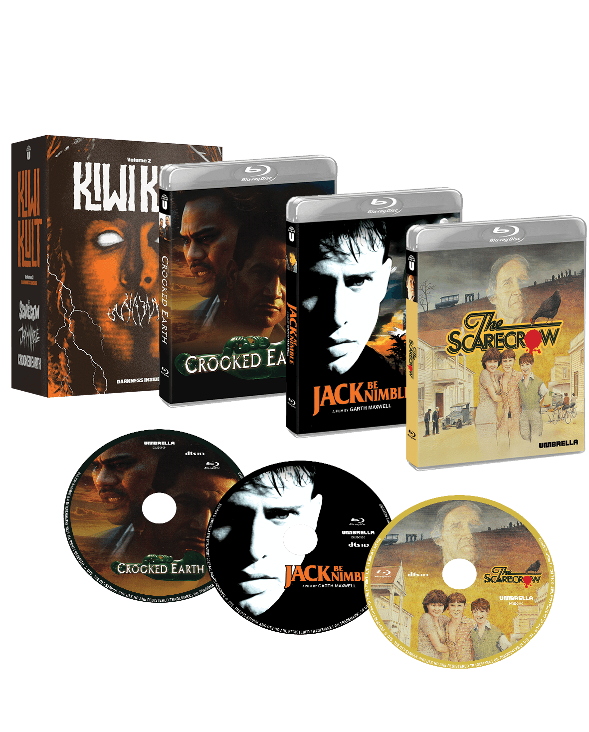 Kiwi Kult Volume 2: DARKNESS INSIDE (1982, 1993, 2001) Blu-ray Collector's Edition