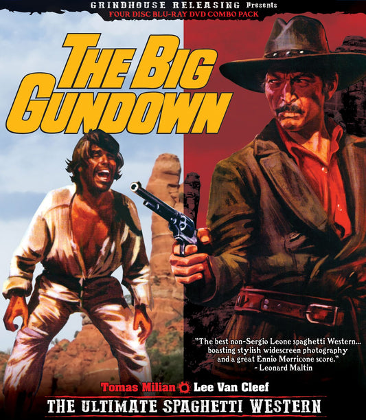 The Big Gundown Limited Edition Grindhouse Releasing Blu-Ray/CD [NEW] [SLIPCOVER]