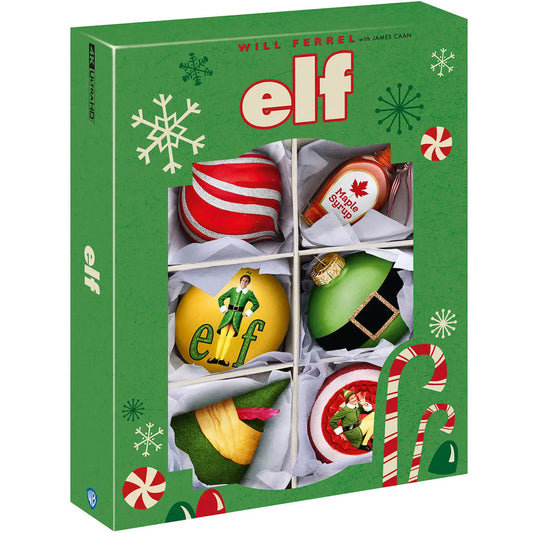 Elf Limited Edition Warner Bros. 4K UHD/Blu-Ray Steelbook [NEW] [SLIPCOVER]