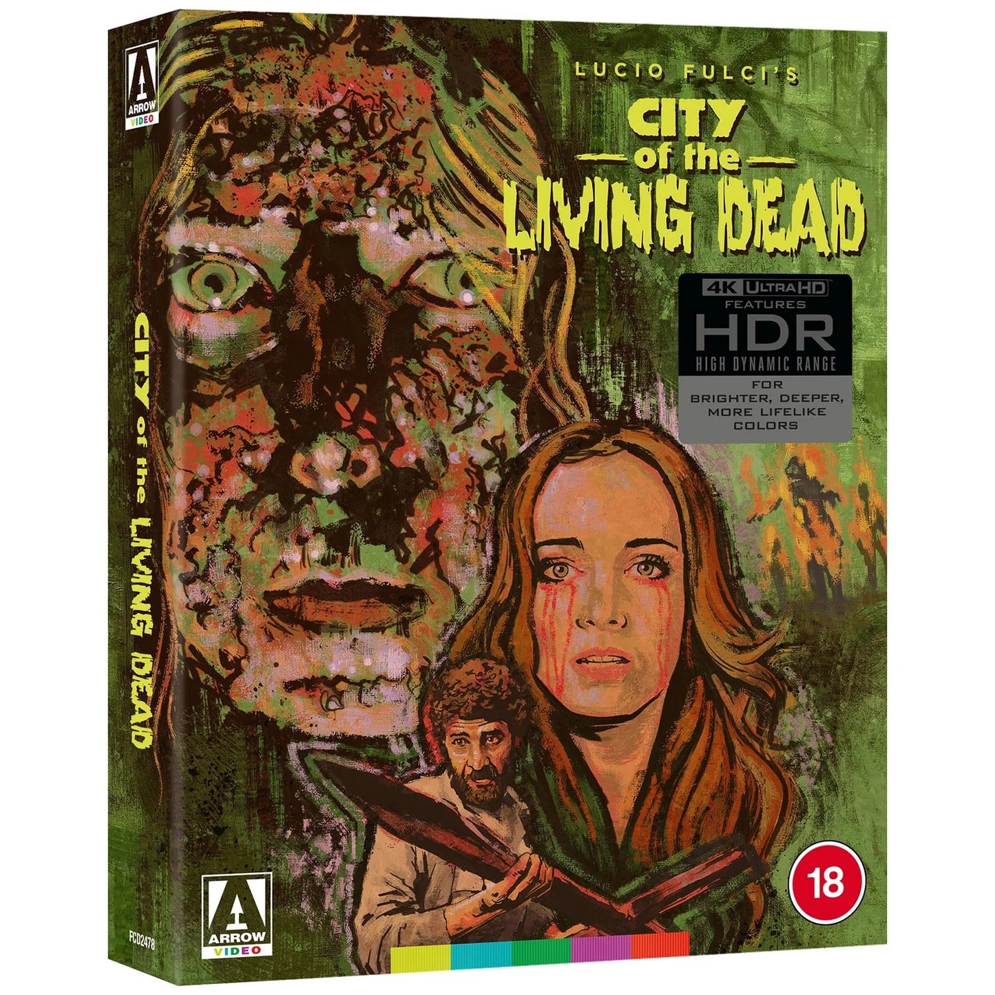 City of the Living Dead Limited Edition Arrow Video Blu-Ray [NEW] [SLIPCOVER]