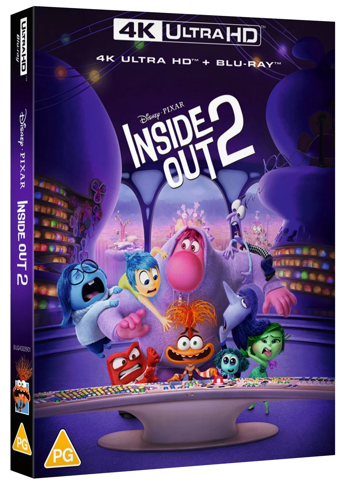 Inside Out 2 Disney Pixar 4K UHD/Blu-Ray [NEW] [SLIPCOVER]