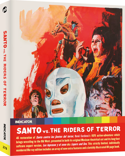 Santo Vs The Riders Of Terror Limited Edition Indicator Powerhouse Blu-Ray [PRE-ORDER] [SLIPCOVER]