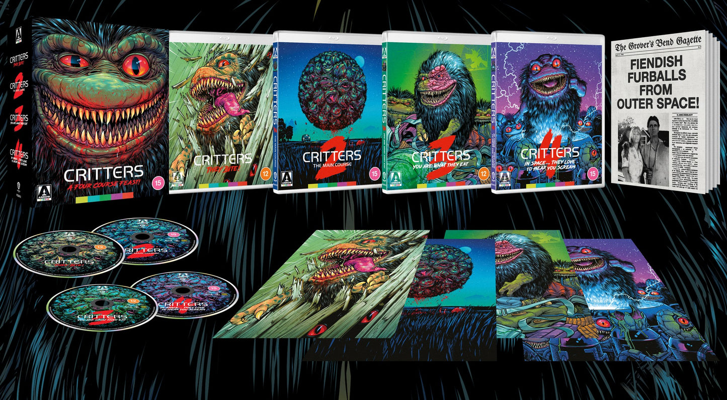 Critters: A Four Course Feast Limited Edition Arrow Video Blu-ray Box Set [PRE-ORDER]