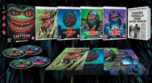 Critters: A Four Course Feast Limited Edition Arrow Video Blu-ray Box Set [NEW]