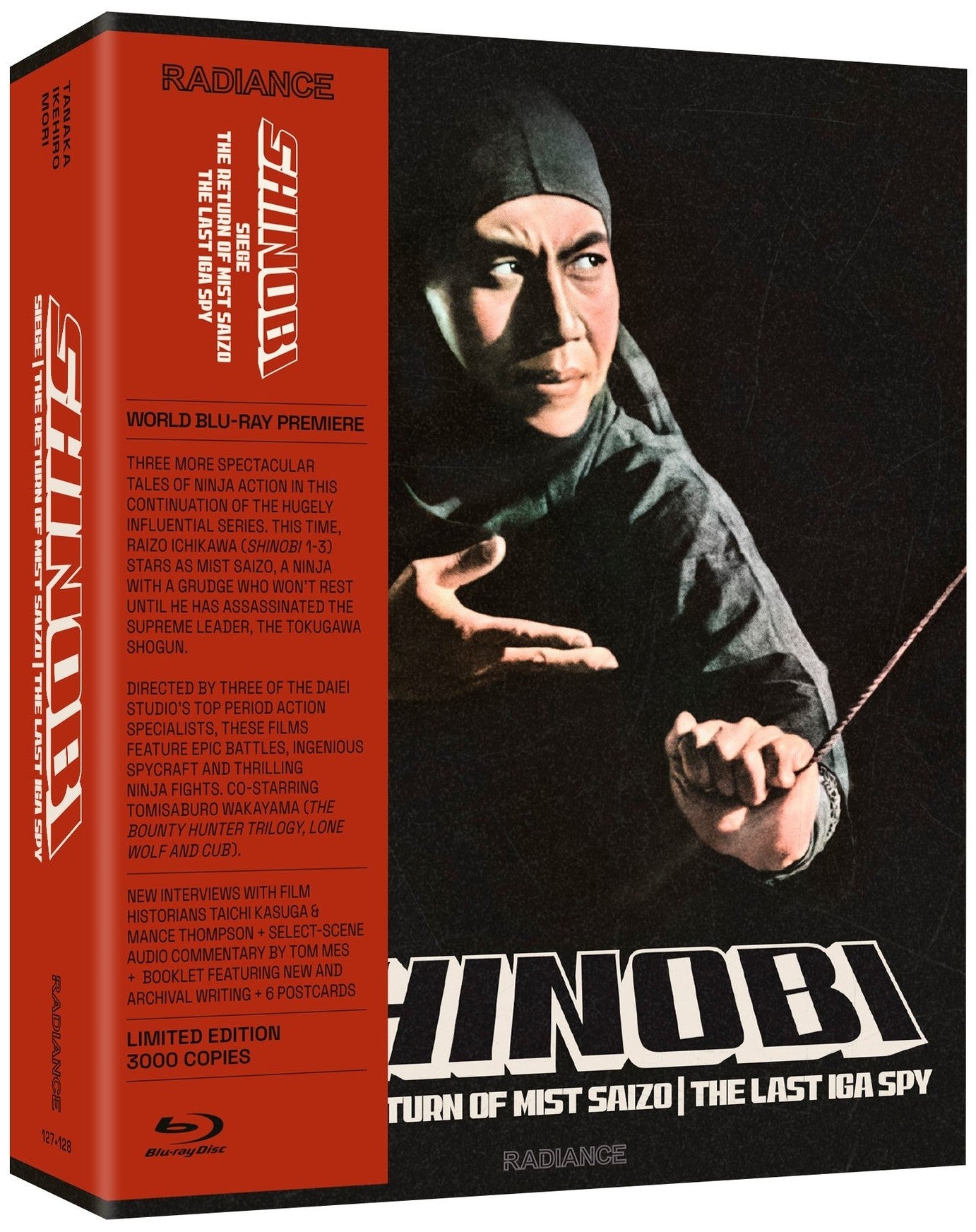 Shinobi Volume 2 Limited Edition Radiance Films Blu-Ray Box Set [NEW]