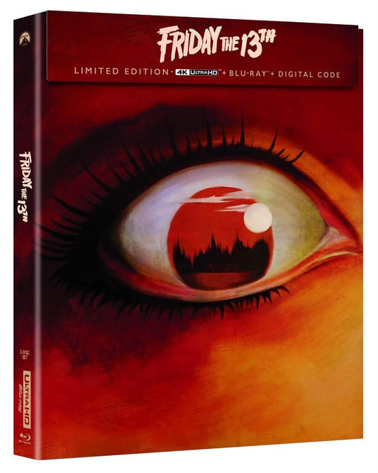 Friday the 13th Limited Edition Paramount 4K UHD/Blu-Ray Steelbook [NEW] [SLIPCOVER]
