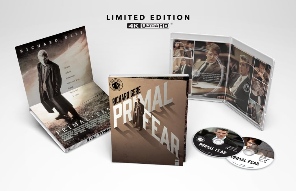 Primal Fear Paramount Presents 4K UHD/Blu-Ray [NEW] [SLIPCOVER]