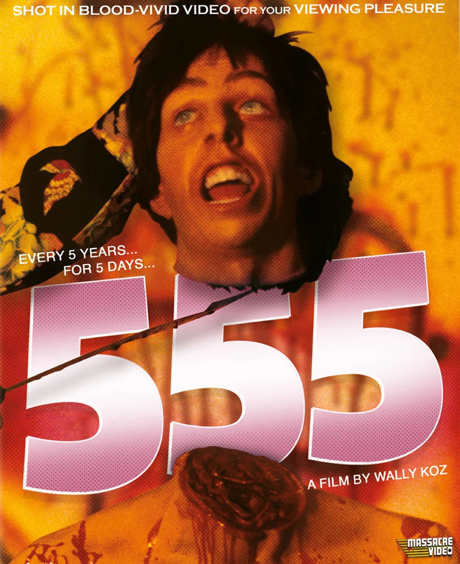 555 Limited Edition Massacre Video Blu-ray [NEW] [SLIPCOVER]