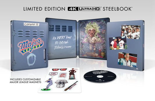 Major League Limited Edition Paramount 4K UHD/Blu-Ray Steelbook [PRE-ORDER]