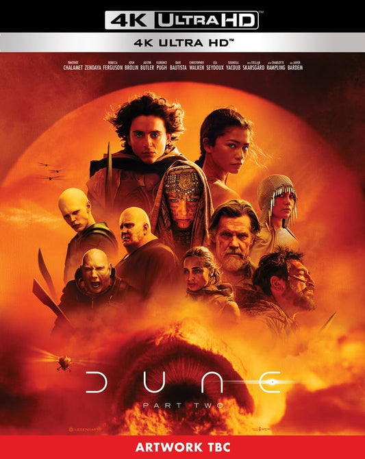 Dune: Part Two Warner Bros. 4K UHD/Blu-Ray [PRE-ORDER] [SLIPCOVER]
