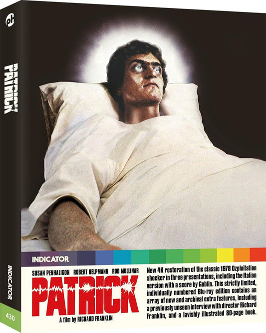 Patrick Limited Edition Indicator Powerhouse Blu-Ray [NEW] [SLIPCOVER]