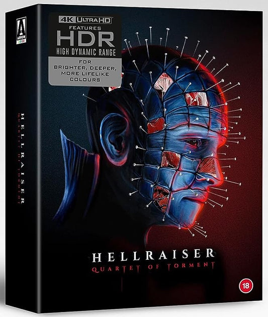Hellraiser: Quartet Of Torment Limited Edition Arrow Video 4K UHD Box Set [NEW]