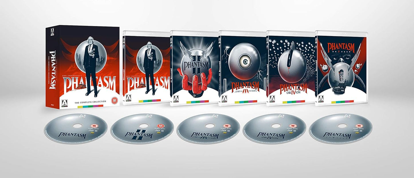 Phantasm: The Complete Collection Arrow Video Blu-Ray Box Set [NEW]