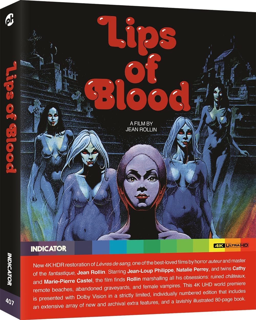 Lips of Blood Limited Edition Indicator Powerhouse 4K UHD [NEW] [SLIPCOVER]