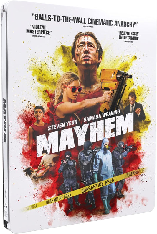 Mayhem Limited Edition Image Entertainment 4K UHD/Blu-Ray Steelbook [NEW]