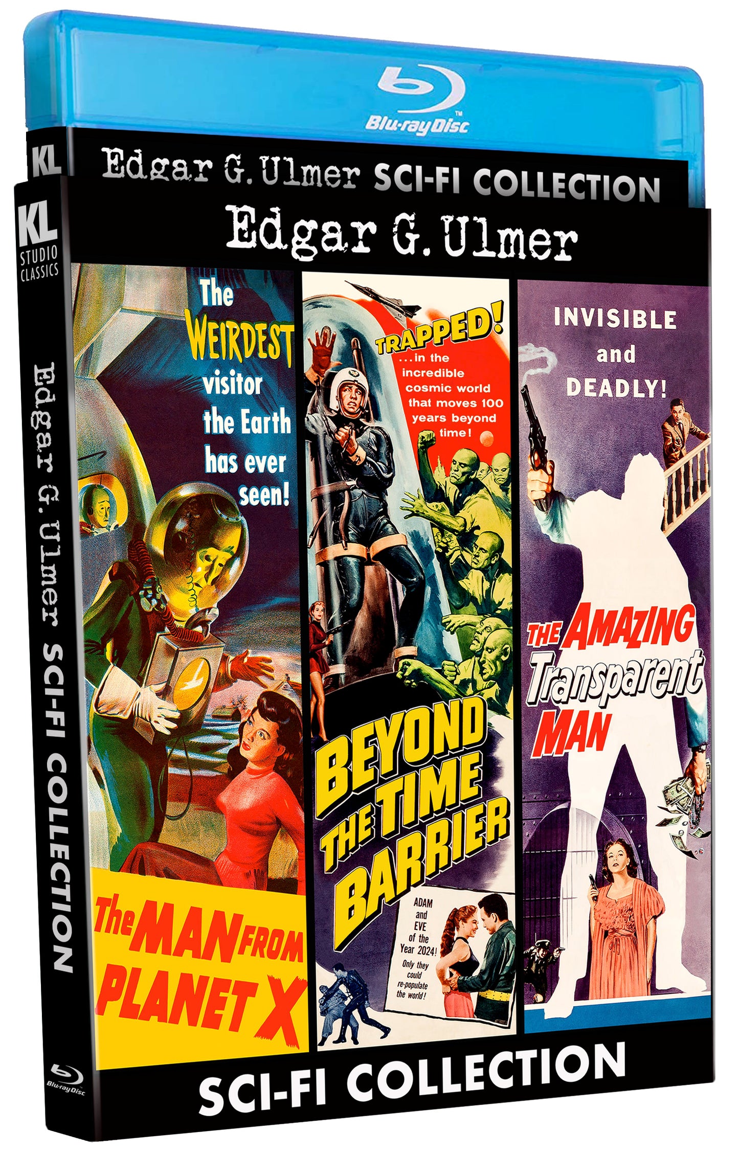 Edgar G. Ulmer Sci-Fi Collection Kino Lorber Blu-Ray [NEW] [SLIPCOVER]