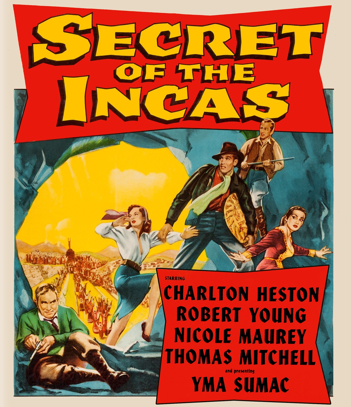 Secret of the Incas Kino Lorber Blu-Ray [NEW]