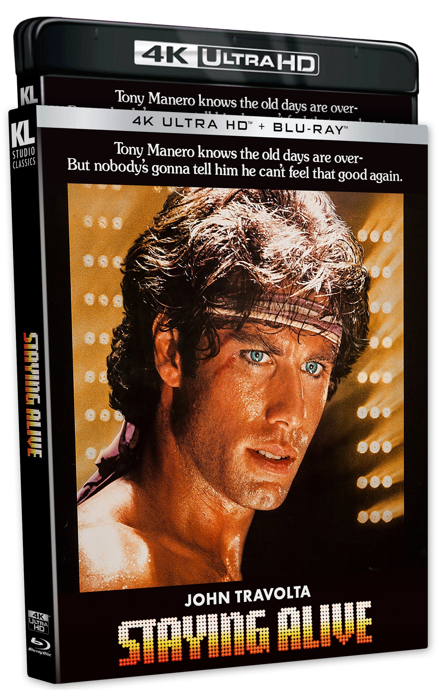 Staying Alive Kino Lorber 4K UHD/Blu-Ray [NEW] [SLIPCOVER]