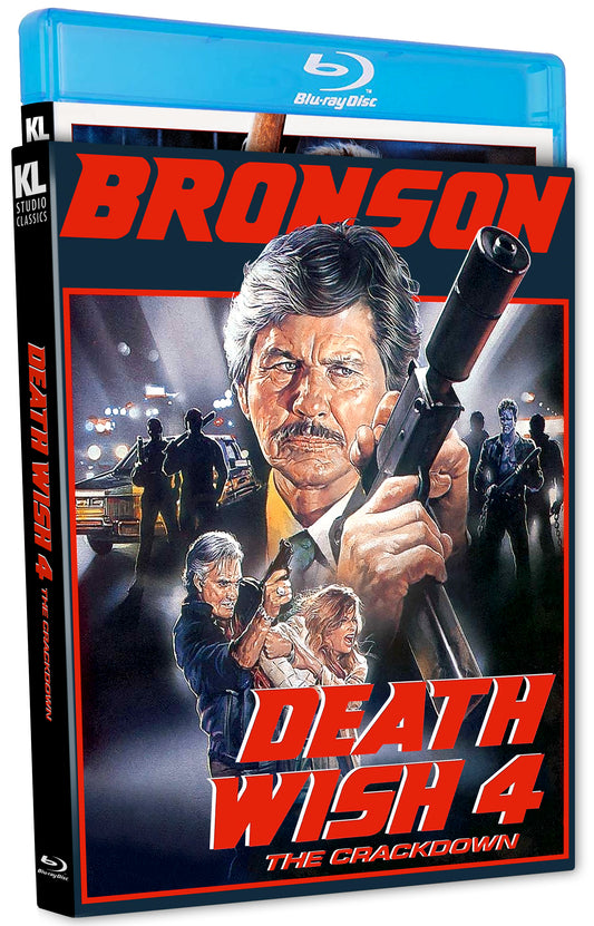 Death Wish 4: The Crackdown Kino Lorber Blu-Ray [NEW] [SLIPCOVER]