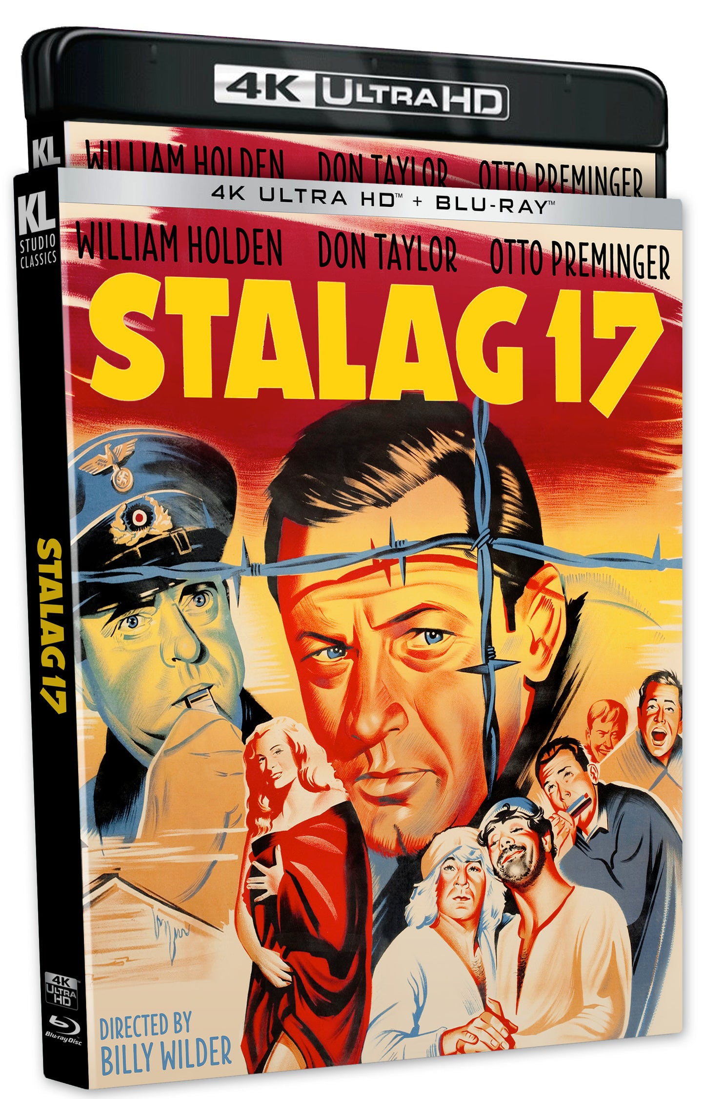 Stalag 17 Kino Lorber 4K UHD/Blu-Ray [NEW] [SLIPCOVER]