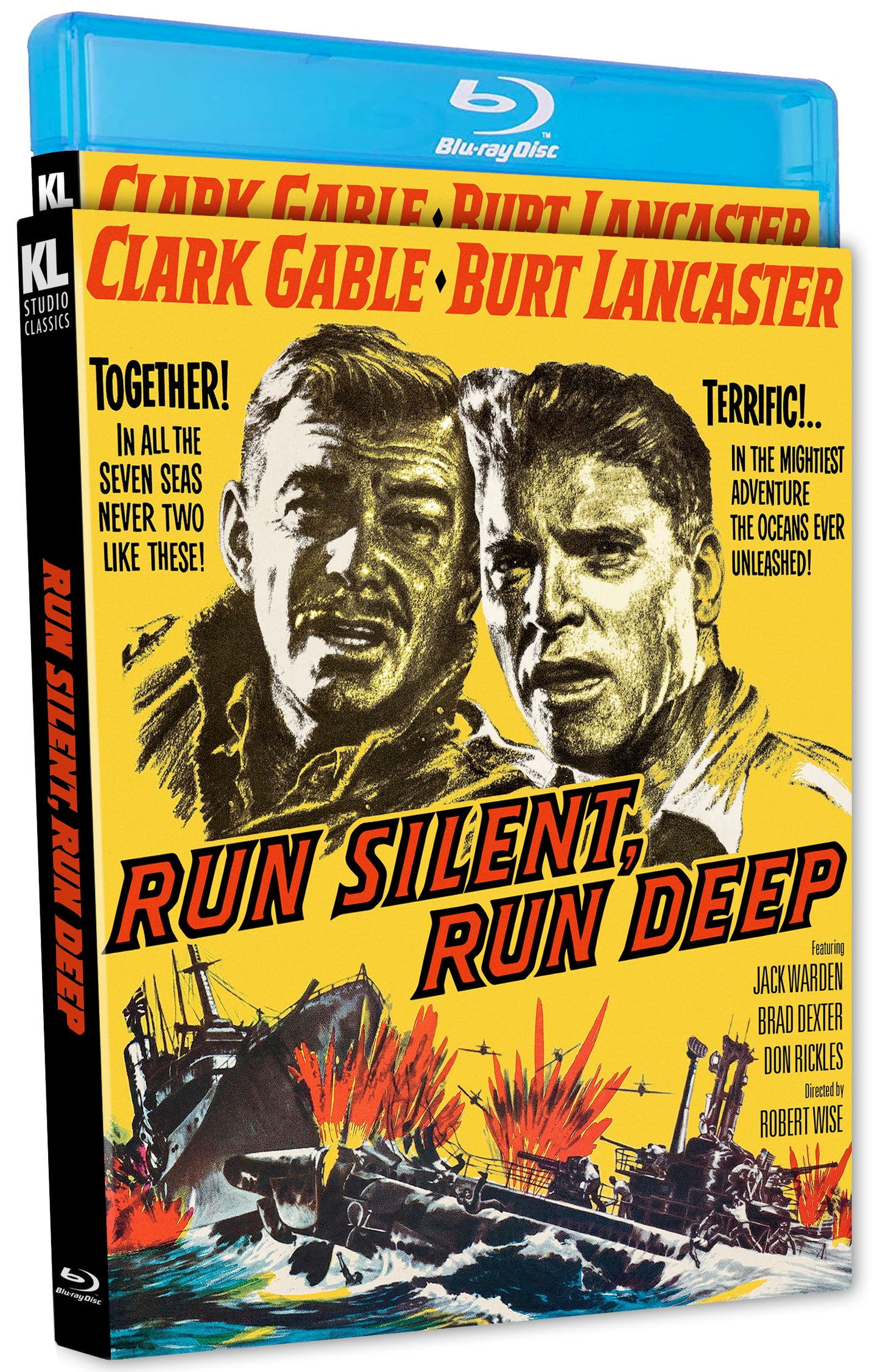 Run Silent, Run Deep Kino Lorber Blu-Ray [NEW] [SLIPCOVER]