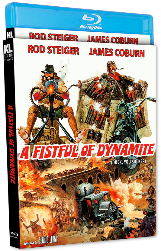 A Fistful of Dynamite Kino Lorber Blu-Ray [NEW] [SLIPCOVER]