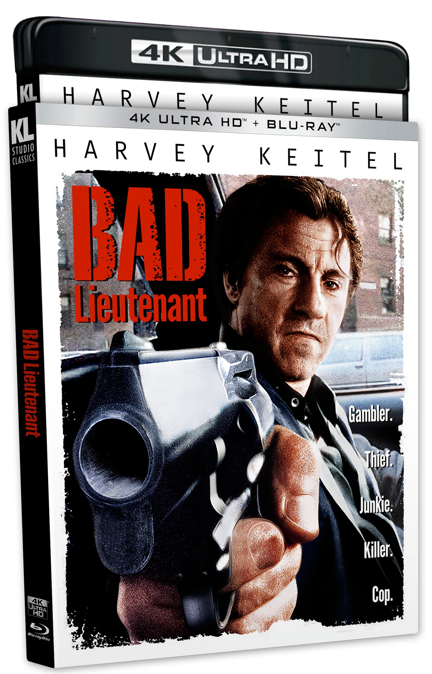 Bad Lieutenant Kino Lorber 4K UHD/Blu-Ray [NEW] [SLIPCOVER]