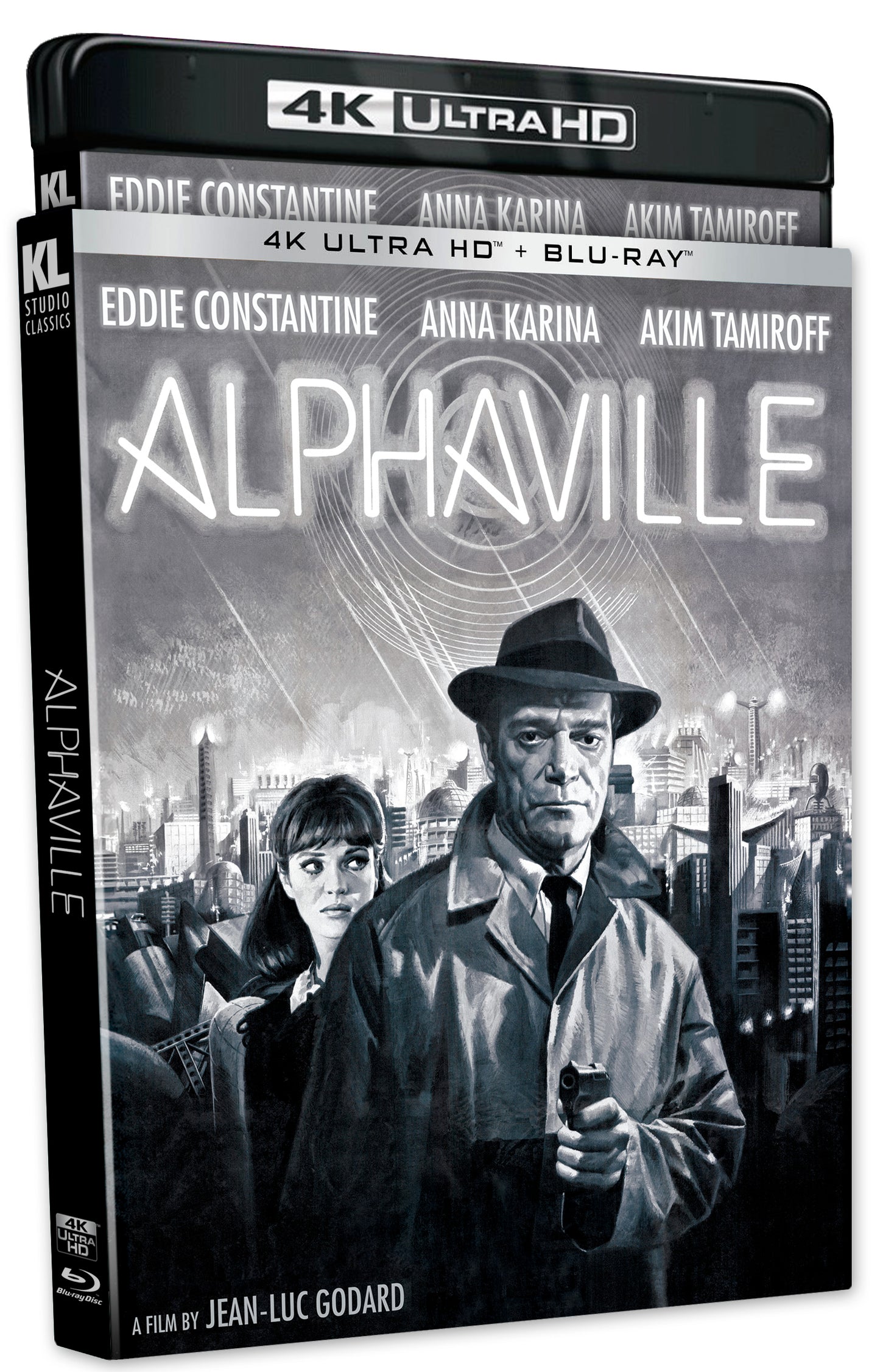 Alphaville Kino Lorber 4K UHD/Blu-Ray [NEW] [SLIPCOVER]