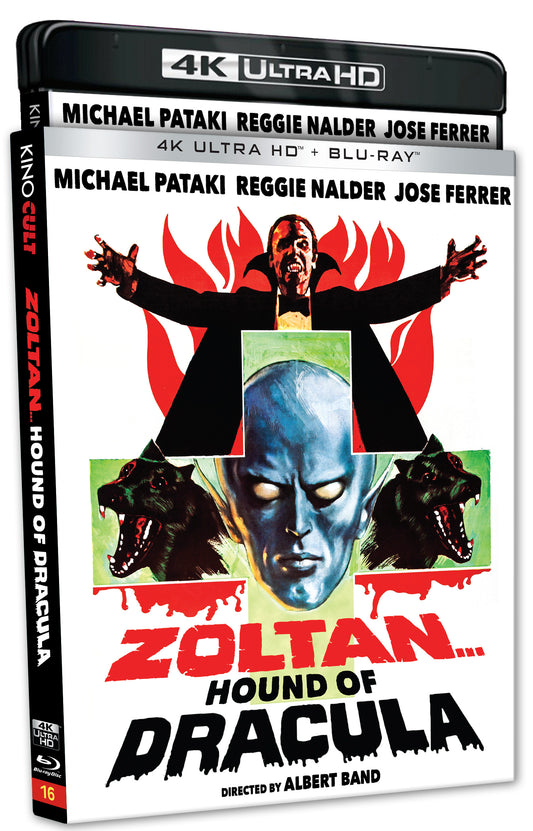 Zoltan... Hound of Dracula Kino Cult 4K UHD/Blu-Ray [NEW] [SLIPCOVER]