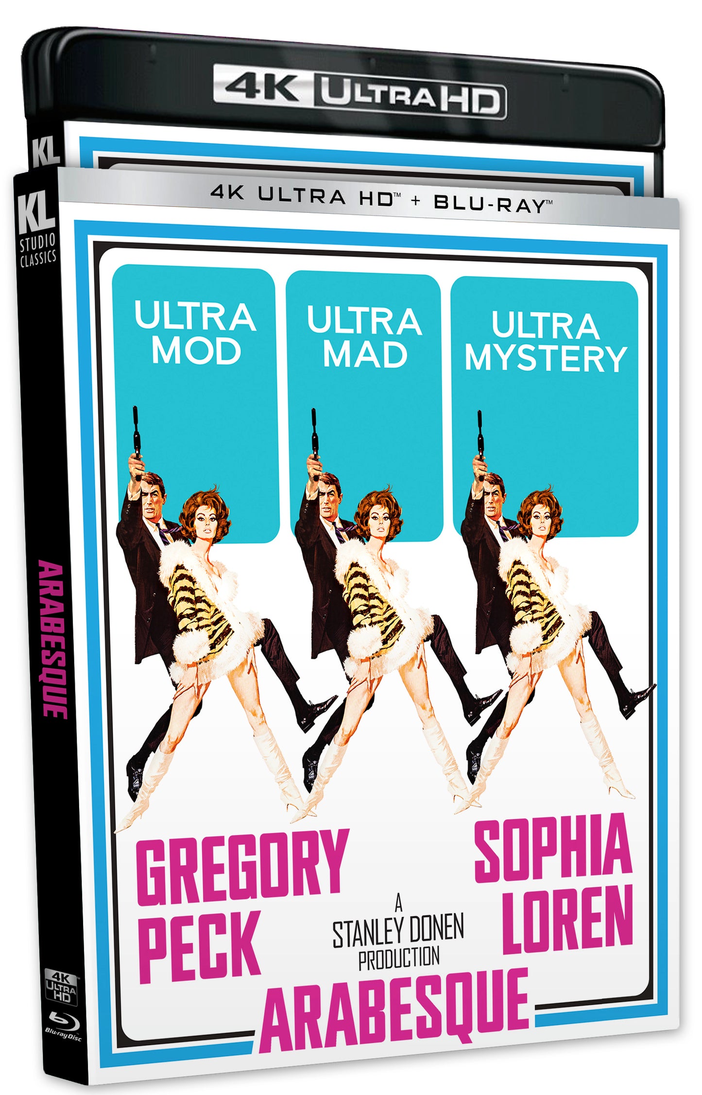 Arabesque Kino Lorber 4K UHD/Blu-Ray [NEW] [SLIPCOVER]