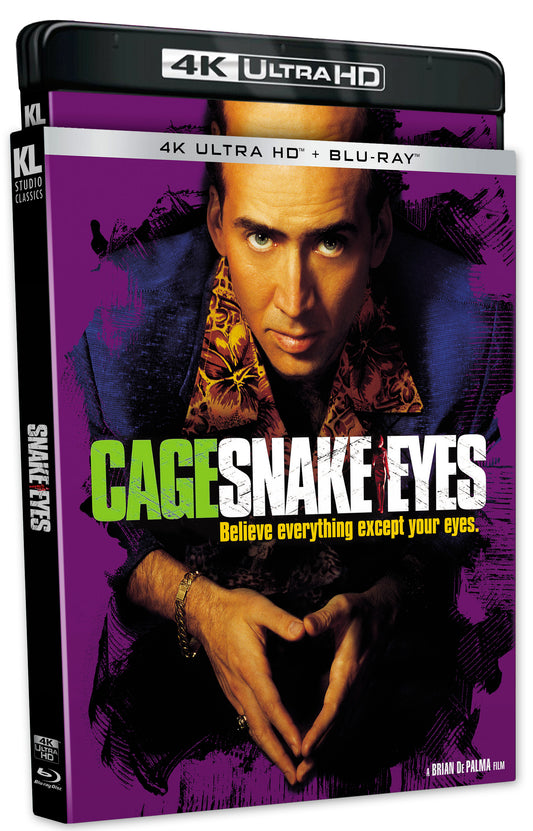 Snake Eyes Kino Lorber 4K UHD/Blu-Ray [NEW] [SLIPCOVER]