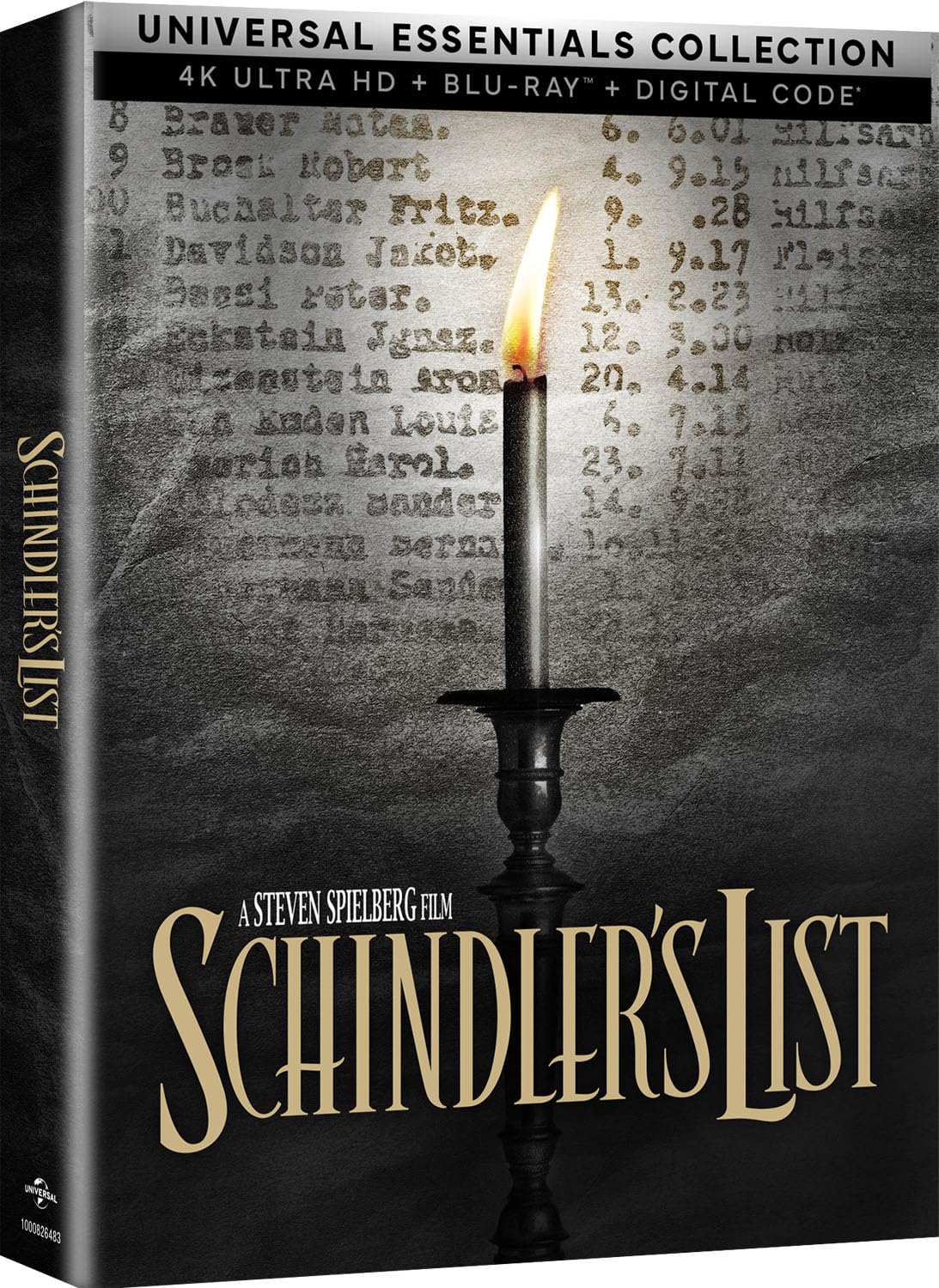 Schindler's List Limited Edition Universal Pictures 4K UHD/Blu-Ray Steelbook [NEW] [SLIPCOVER]