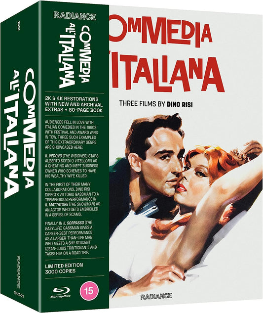 Commedia Allitaliana: Three Films by Dino Risi Limited Edition Radiance Films Blu-Ray Box Set [NEW]