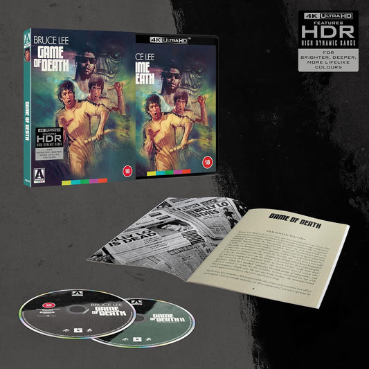 Game of Death Limited Edition Arrow Films 4K UHD [NEW] [SLIPCOVER]