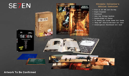 Se7en Ultimate Collector's Edition Warner Bros. 4K UHD/Blu-Ray Steelbook [PRE-ORDER] [SLIPCOVER]