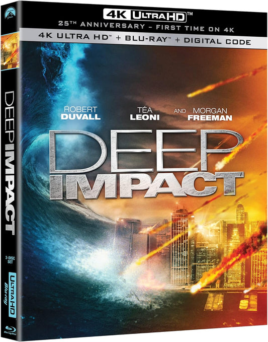 Deep Impact Paramount 4K UHD/Blu-Ray [NEW] [SLIPCOVER]