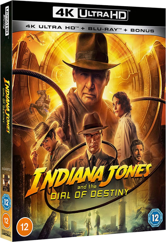 Indiana Jones And The Dial Of Destiny 20th Century 4K UHD/Blu-Ray [NEW] [UK RELEASE]