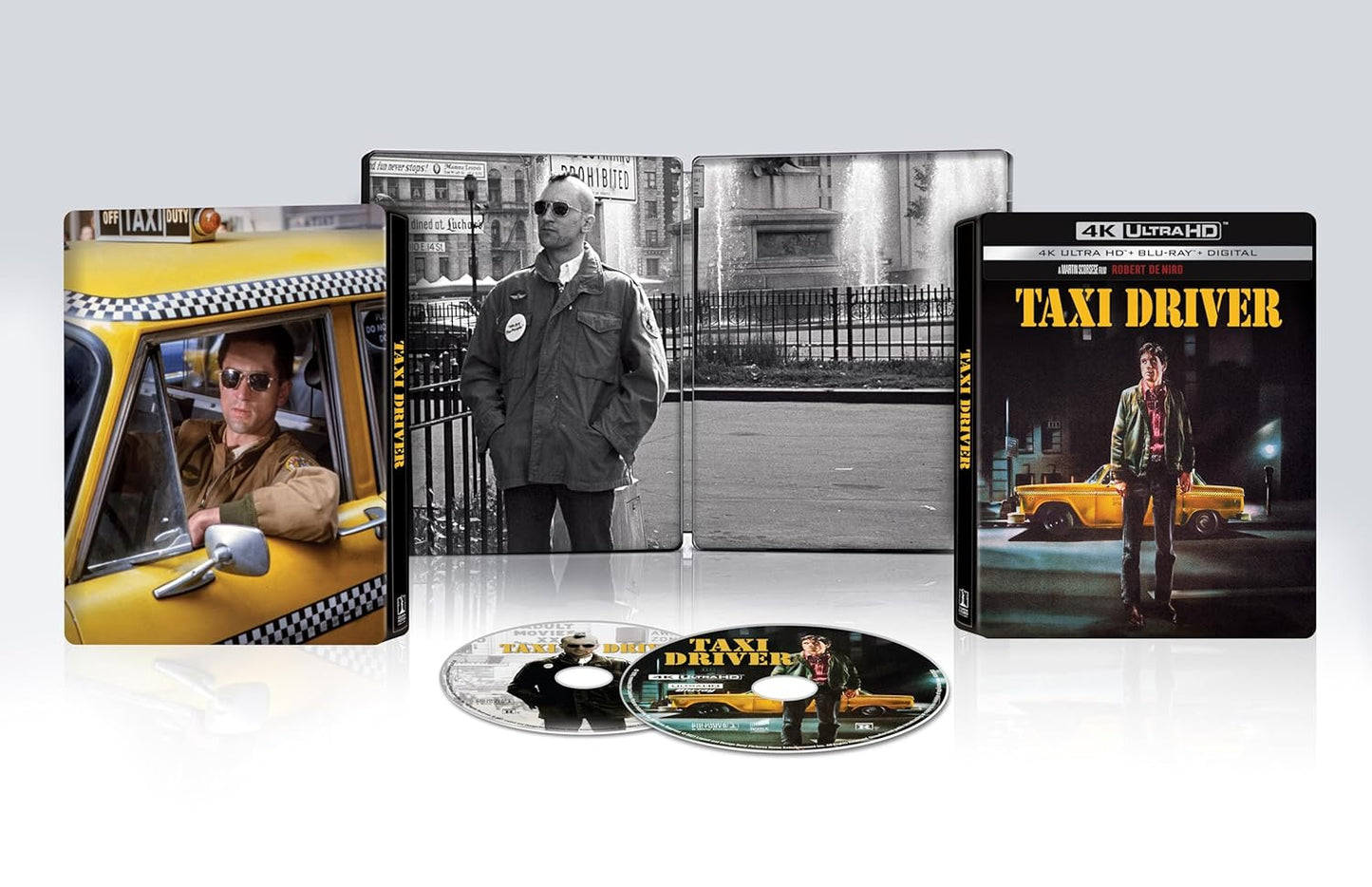 Taxi Driver Limited Edition Sony Pictures 4K UHD/Blu-Ray Steelbook [NEW]