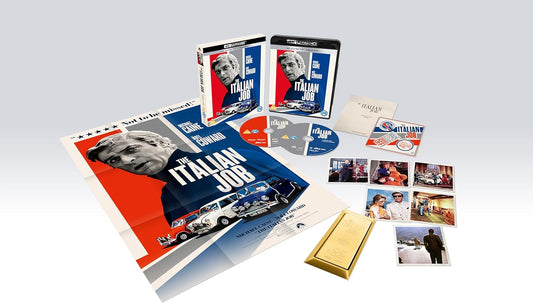 The Italian Job Limited Edition Studio Canal 4K UHD/Blu-Ray [NEW] [SLIPCOVER]