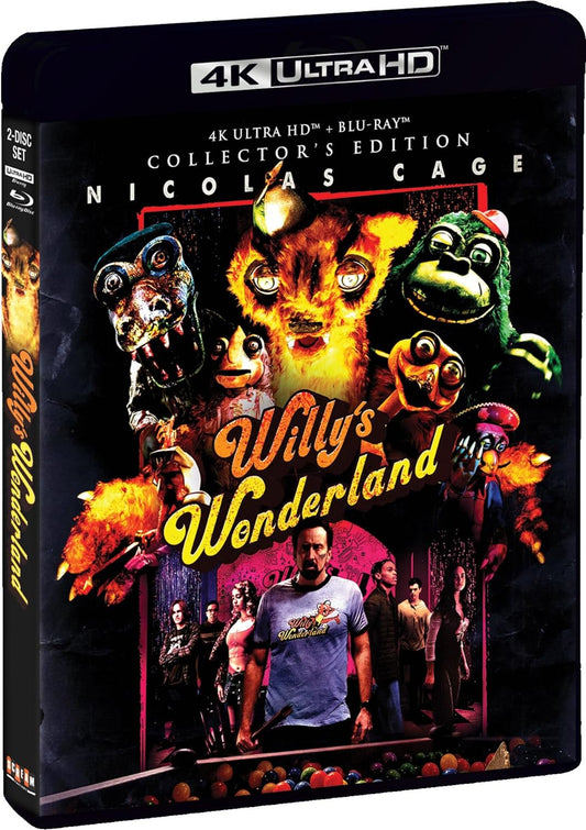 Willy's Wonderland Scream Factory 4K UHD/Blu-Ray [NEW] [SLIPCOVER]