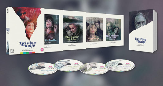Twisting the Knife: Four FIlms by Claude Chabrol Limited Edition Arrow Films Blu-Ray Box Set [NEW]