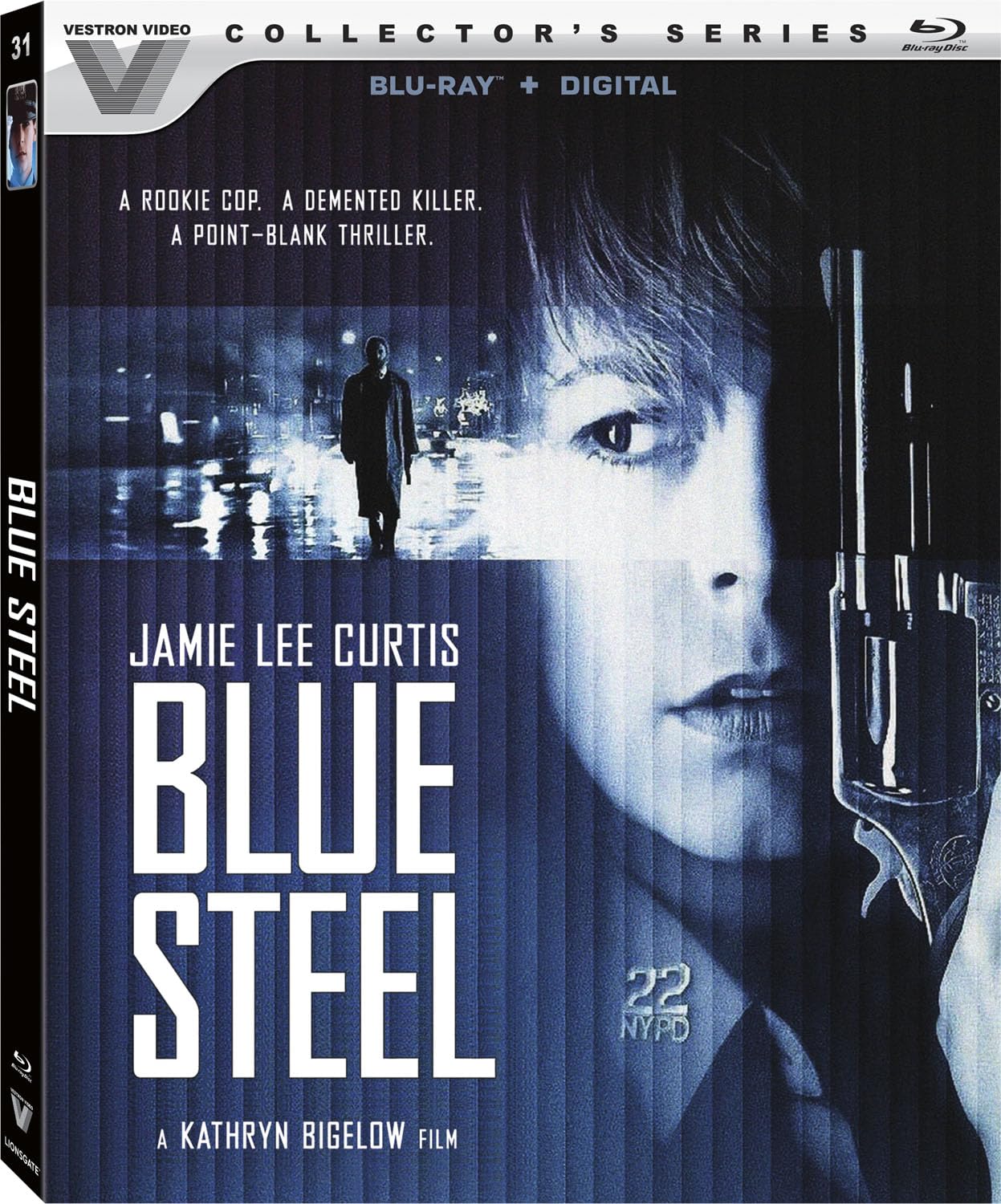 Blue Steel Vestron Video Blu-Ray [NEW] [SLIPCOVER]