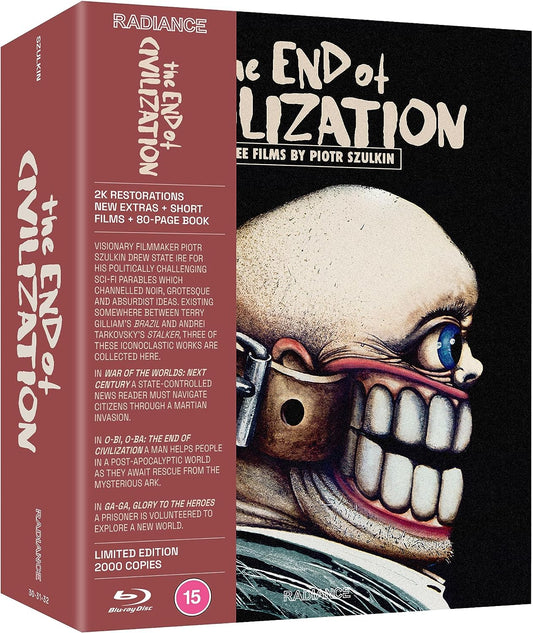 The End Of Civilization: Three Films By Piotr Szulkin Limited Edition Radiance Films Blu-Ray Box Set [NEW]