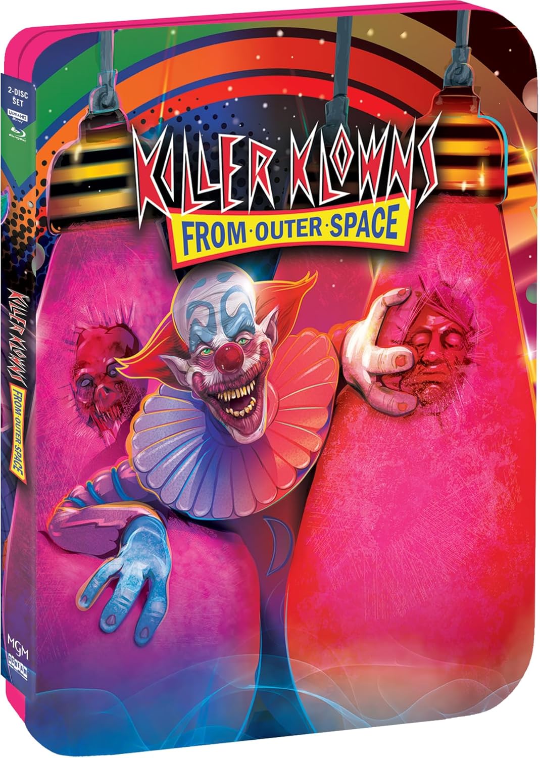 Killer Klowns From Outer Space Limited Edition Scream Factory 4K UHD/Blu-Ray Steelbook [NEW]