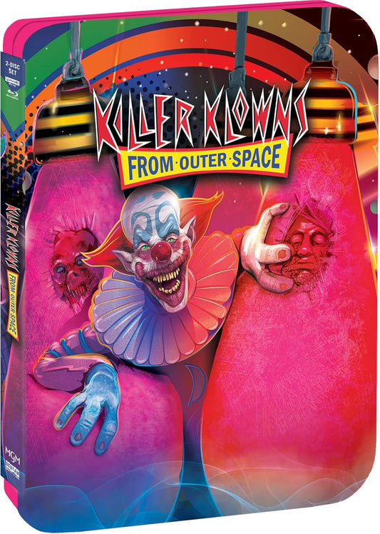 Killer Klowns From Outer Space Limited Edition Scream Factory 4K UHD/Blu-Ray Steelbook [NEW]