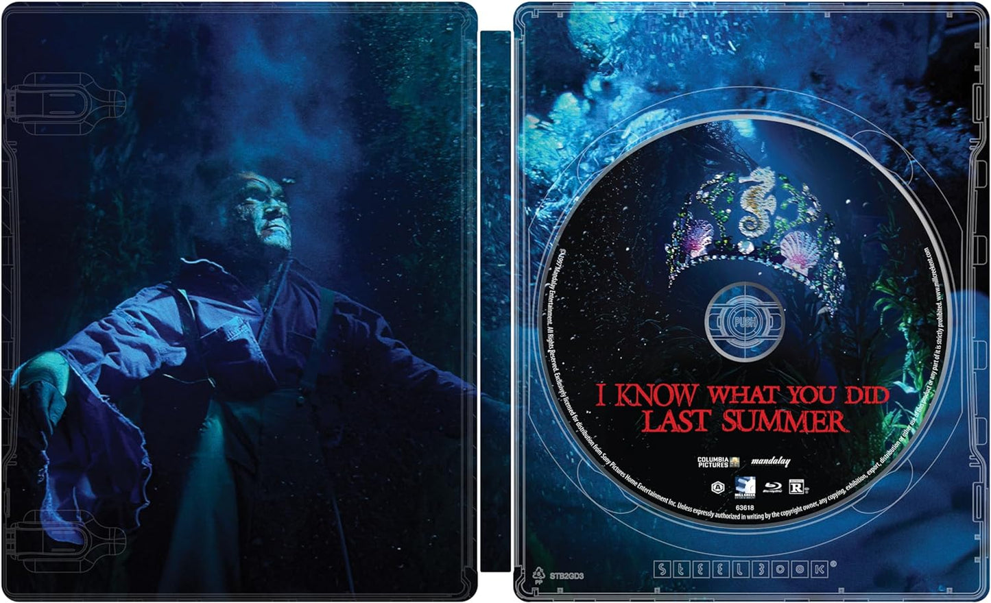 I Know What You Did Last Summer Limited Edition Mill Creek Blu-Ray Steelbook [NEW] [SLIPCOVER]