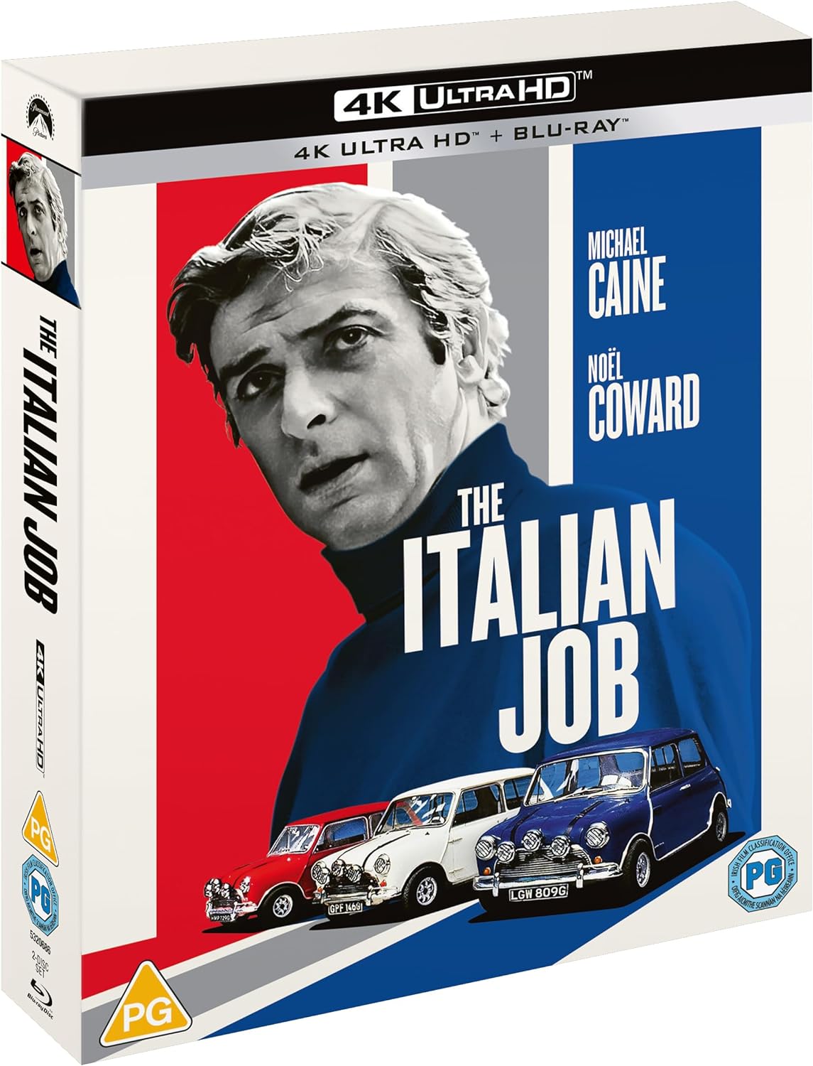 The Italian Job Limited Edition Studio Canal 4K UHD/Blu-Ray [NEW] [SLIPCOVER]