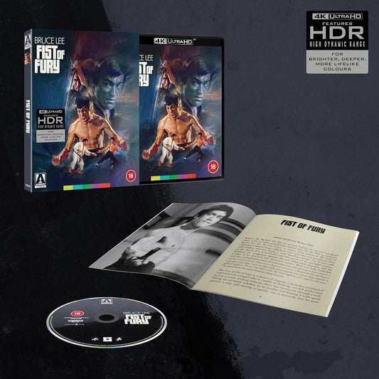 Fist of Fury Limited Edition Arrow Films 4K UHD [NEW] [SLIPCOVER]