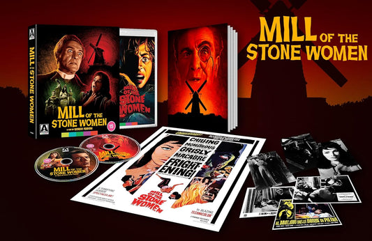 Mill of the Stone Women Limited Edition Arrow Video Blu-Ray [NEW] [SLIPCOVER]