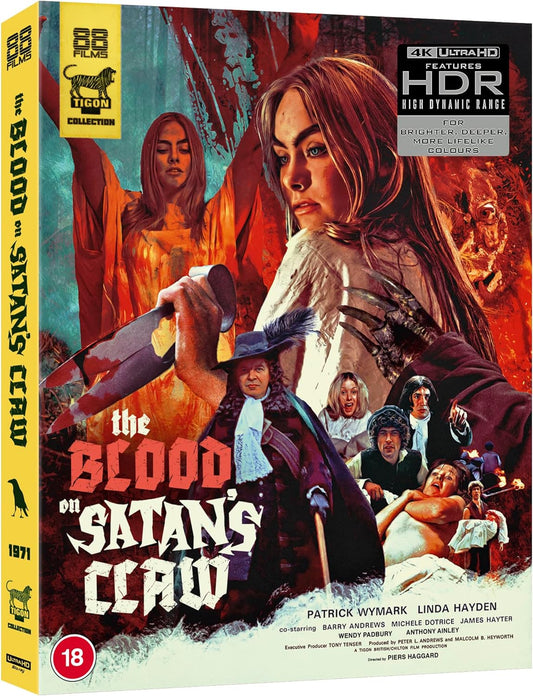 Blood On Satan's Claw Limited Edition 88 Films 4K UHD [PRE-ORDER] [SLIPCOVER]